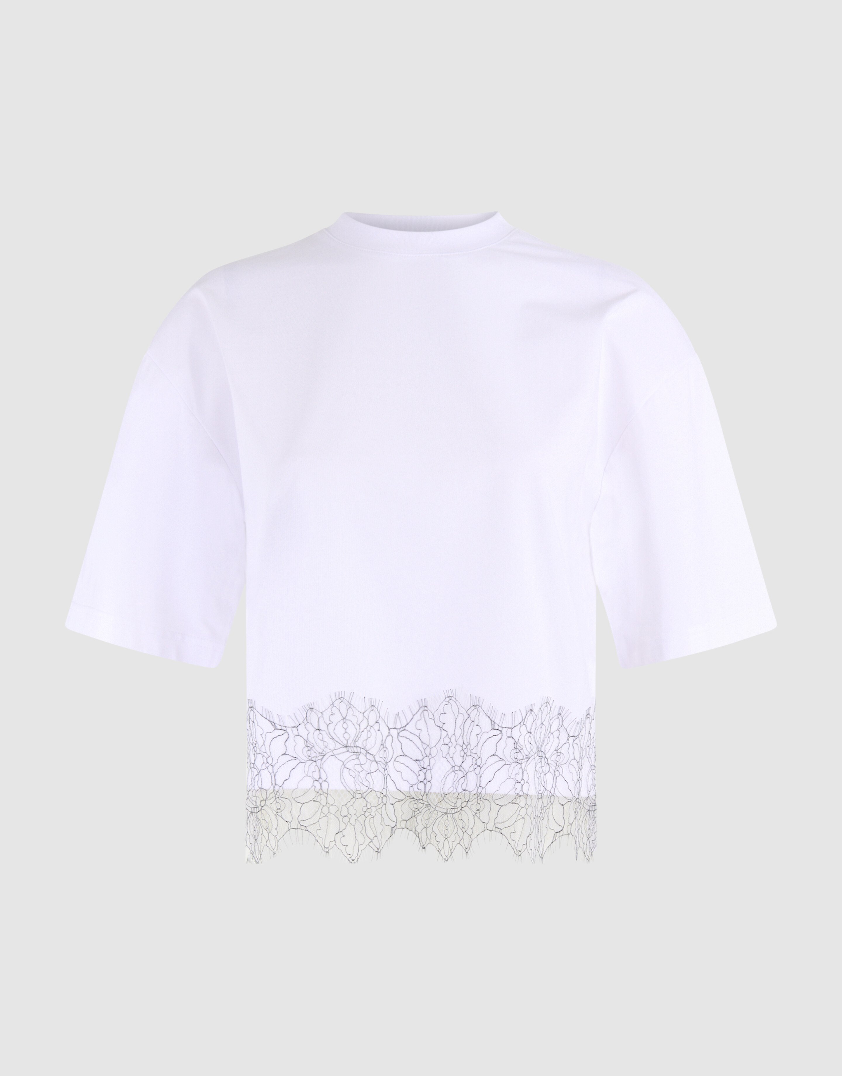 Kanten T-shirt Wit SHOEBY WOMEN
