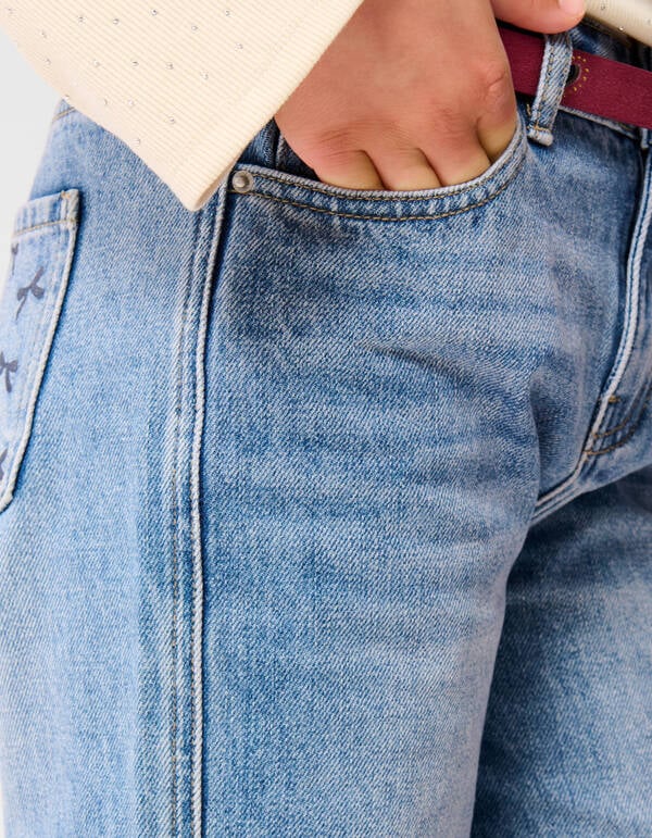 Strik straight Fit Jeans Blauw SHOEBY GIRLS