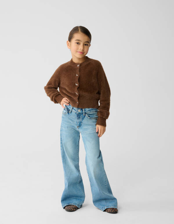 Flared Fit Jeans Blauw SHOEBY GIRLS