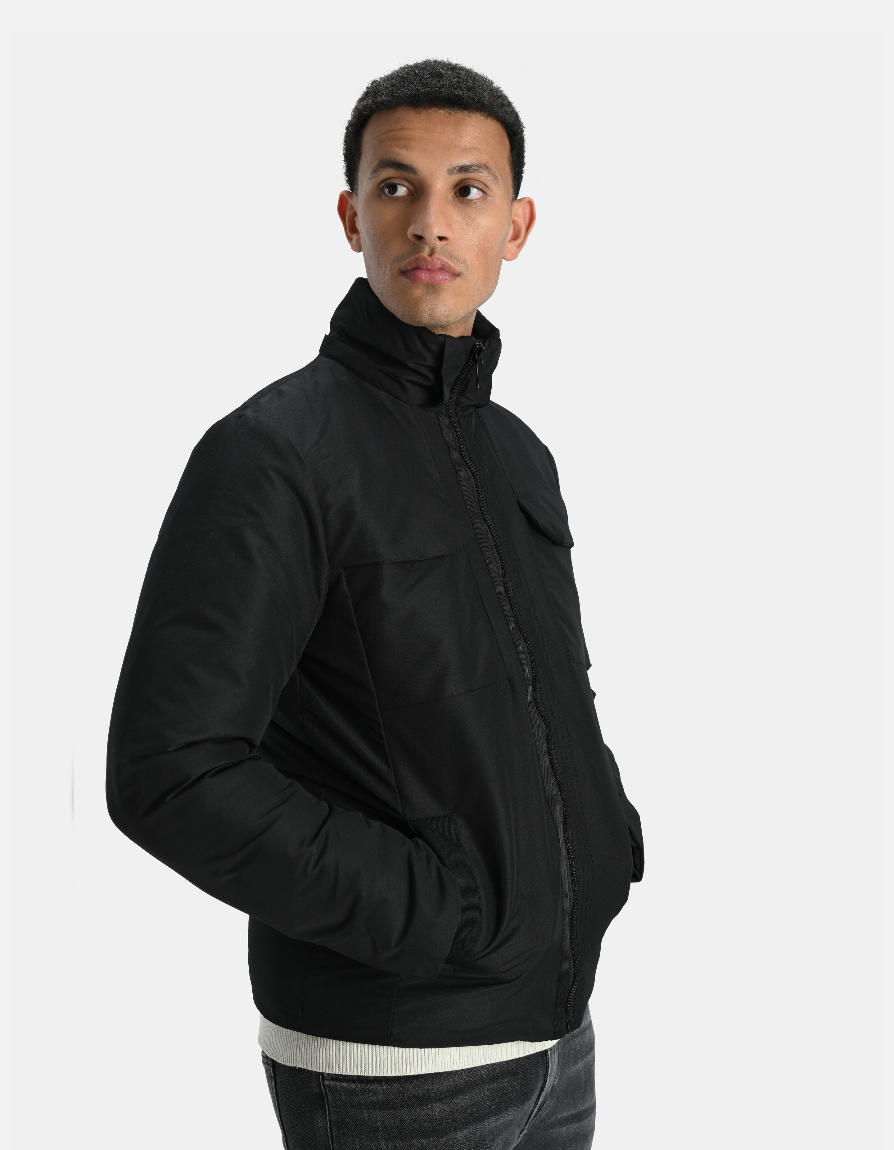 Tech Jas Zwart SHOEBY MEN