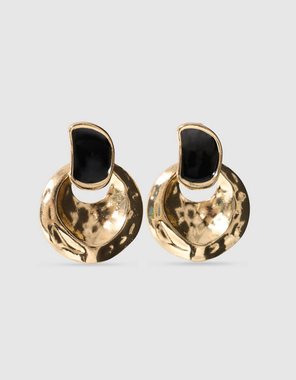 Vintage Ronde Oorbellen Goud SHOEBY ACCESSOIRES