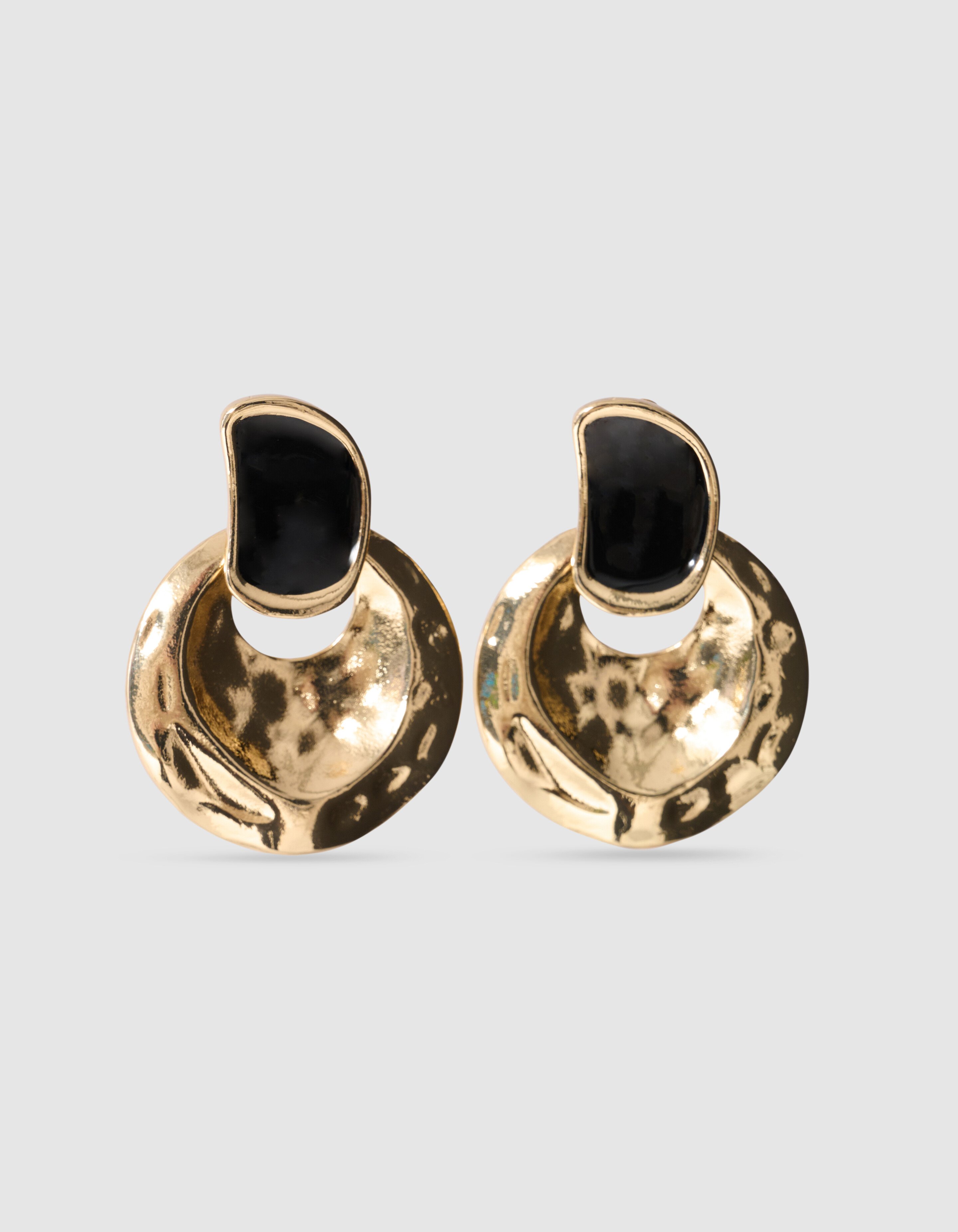 Vintage Ronde Oorbellen Goud SHOEBY ACCESSOIRES