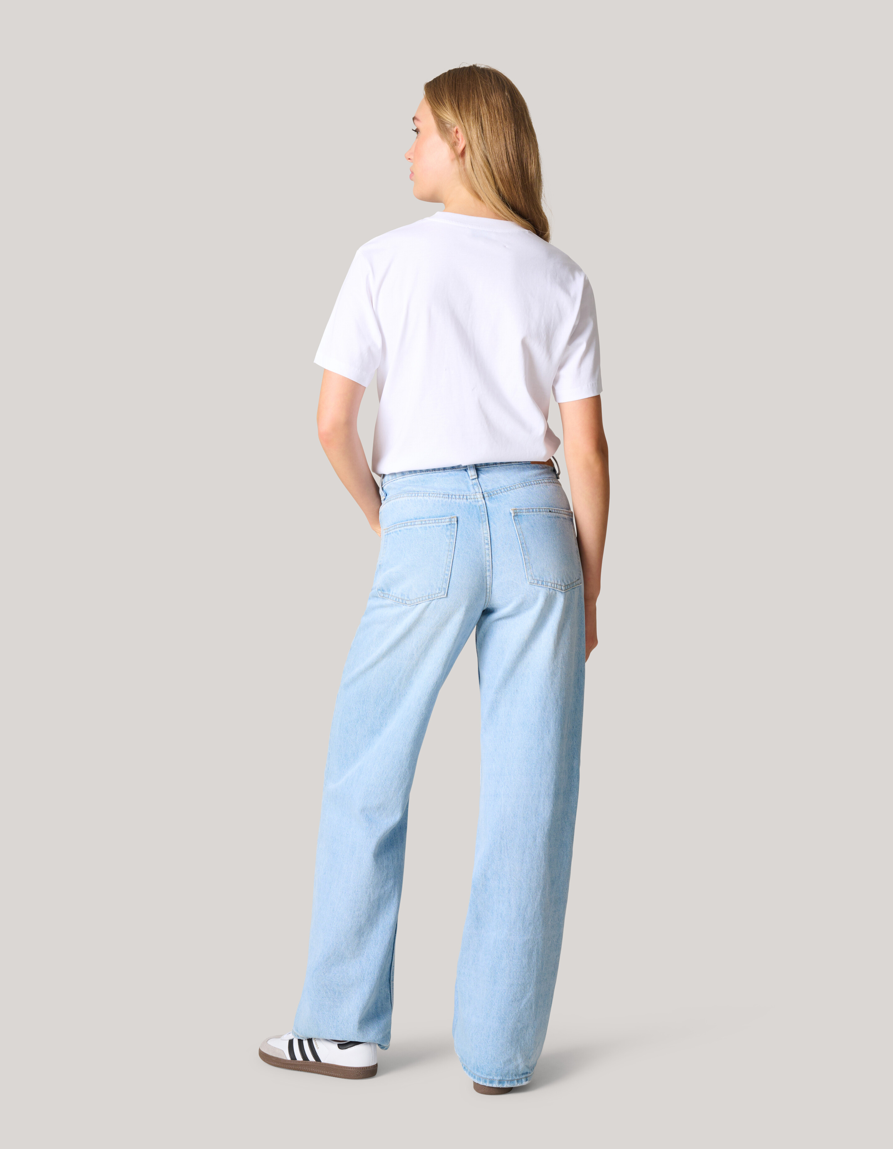 Basis T-shirt Wit SHOEBY WOMEN