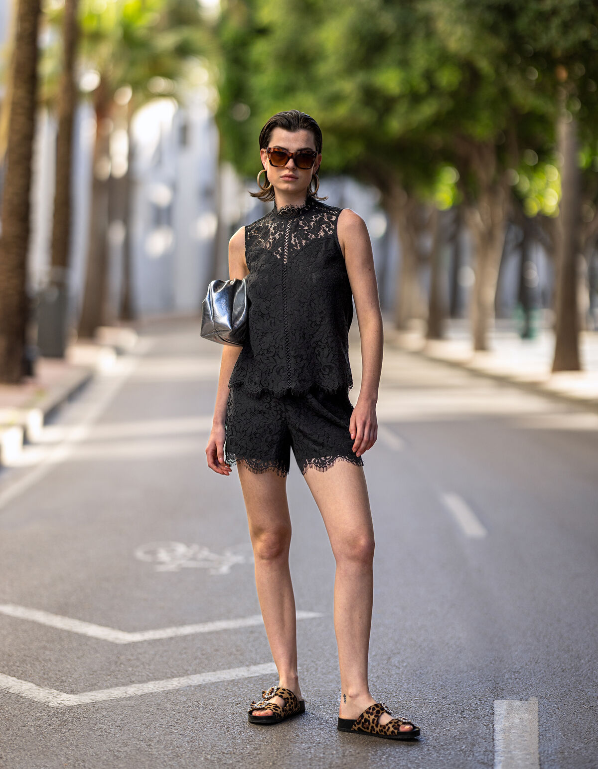 Kanten Top Zwart SHOEBY WOMEN