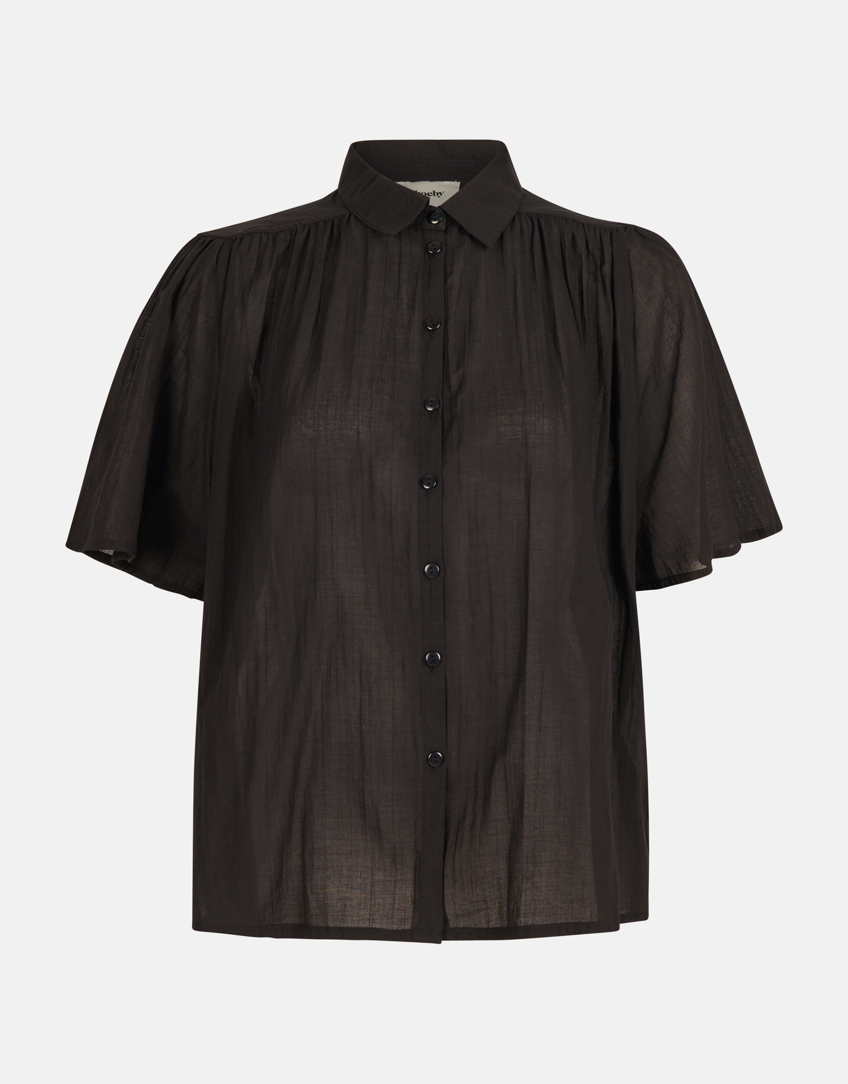 Relaxed Fit Blouse Zwart SHOEBY WOMEN