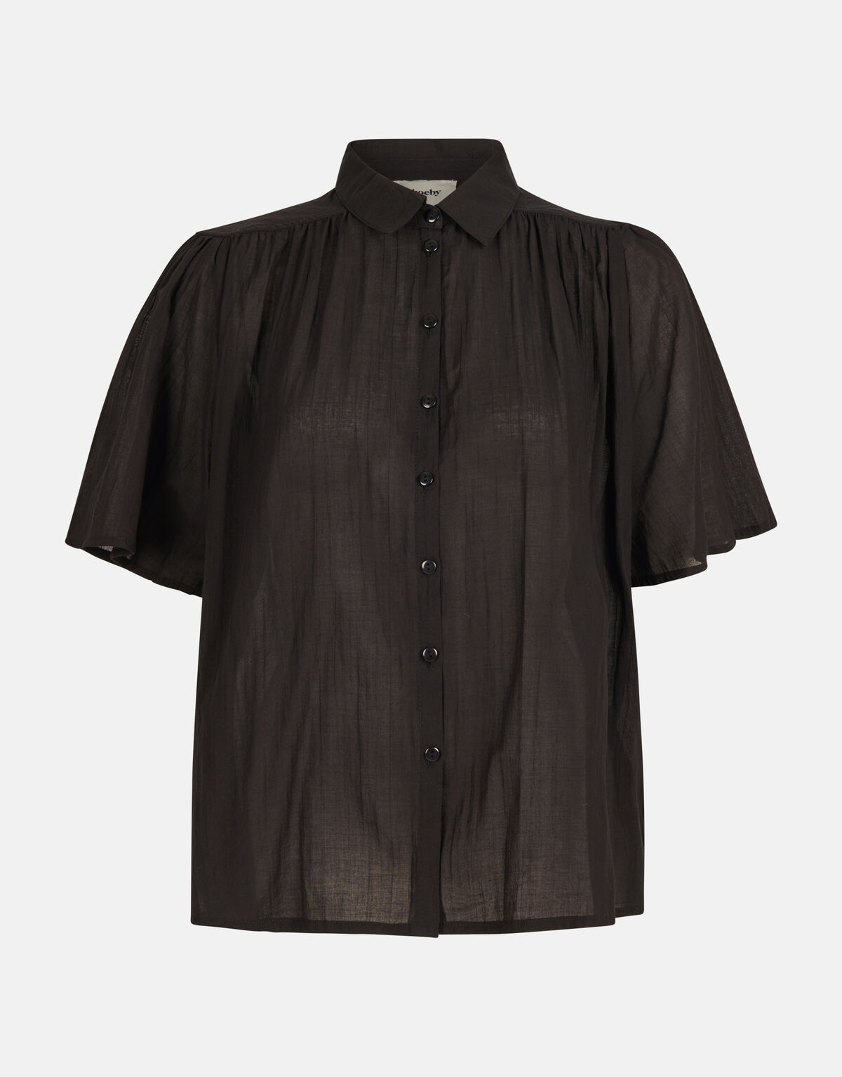 Relaxed Fit Blouse Zwart SHOEBY WOMEN