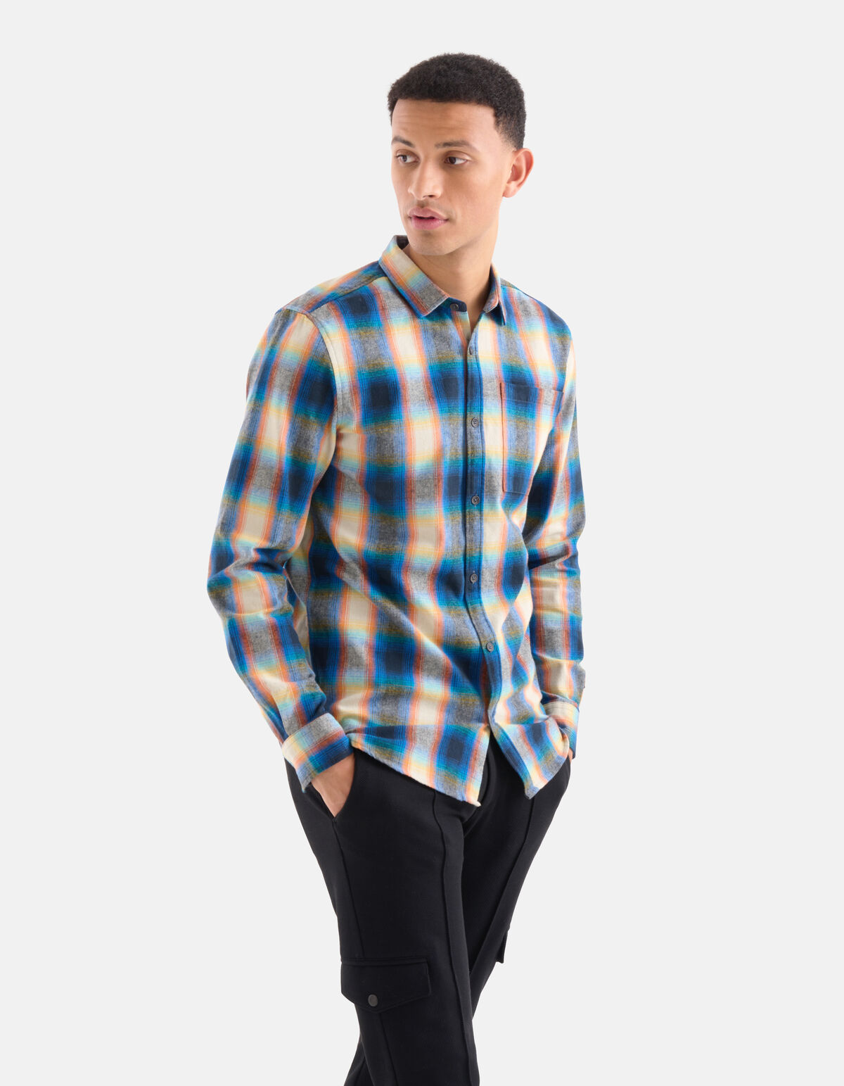 Ruiten Overhemd Gekleurd SHOEBY MEN