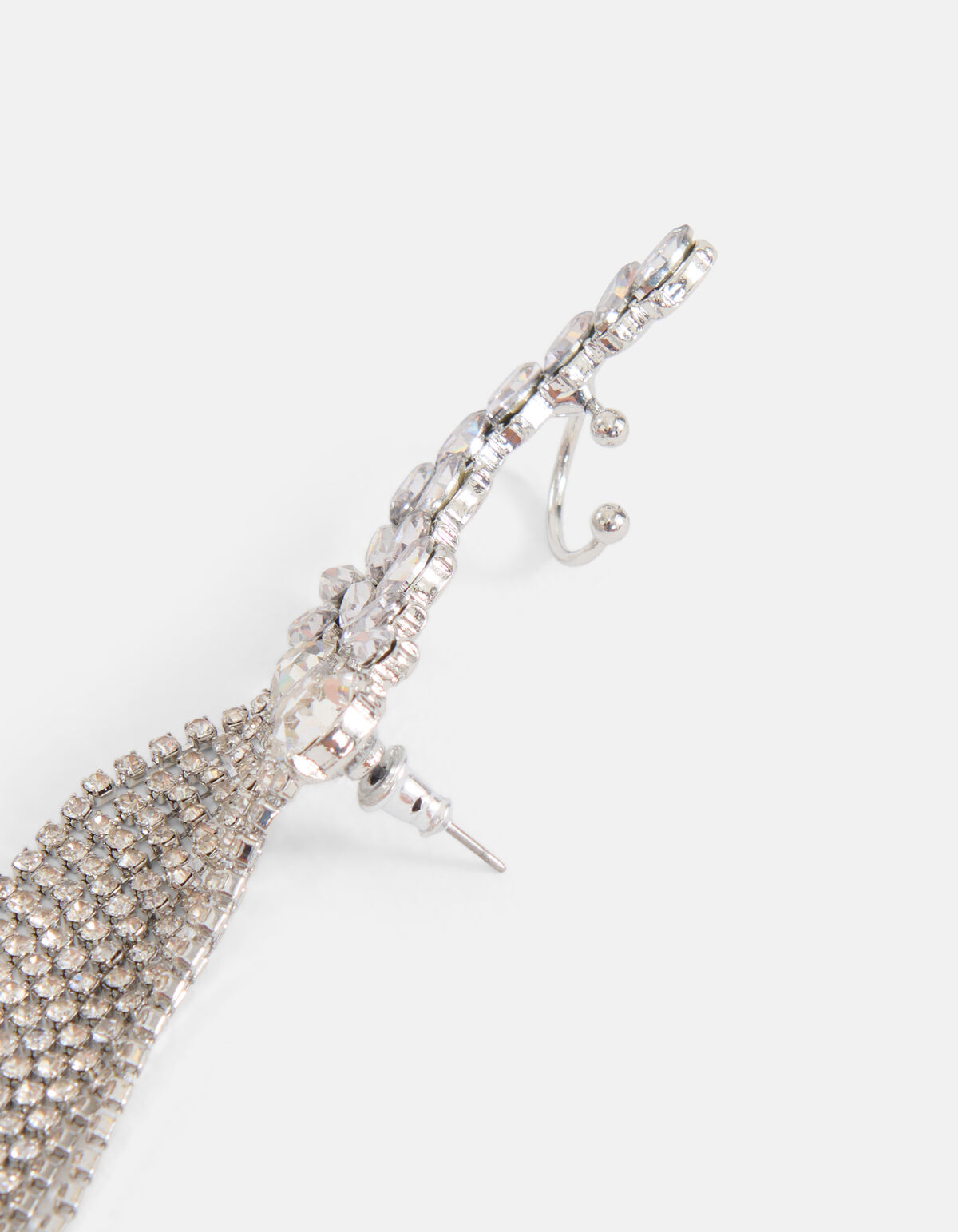 Strass Earcurff Zilver SHOEBY ACCESSOIRES