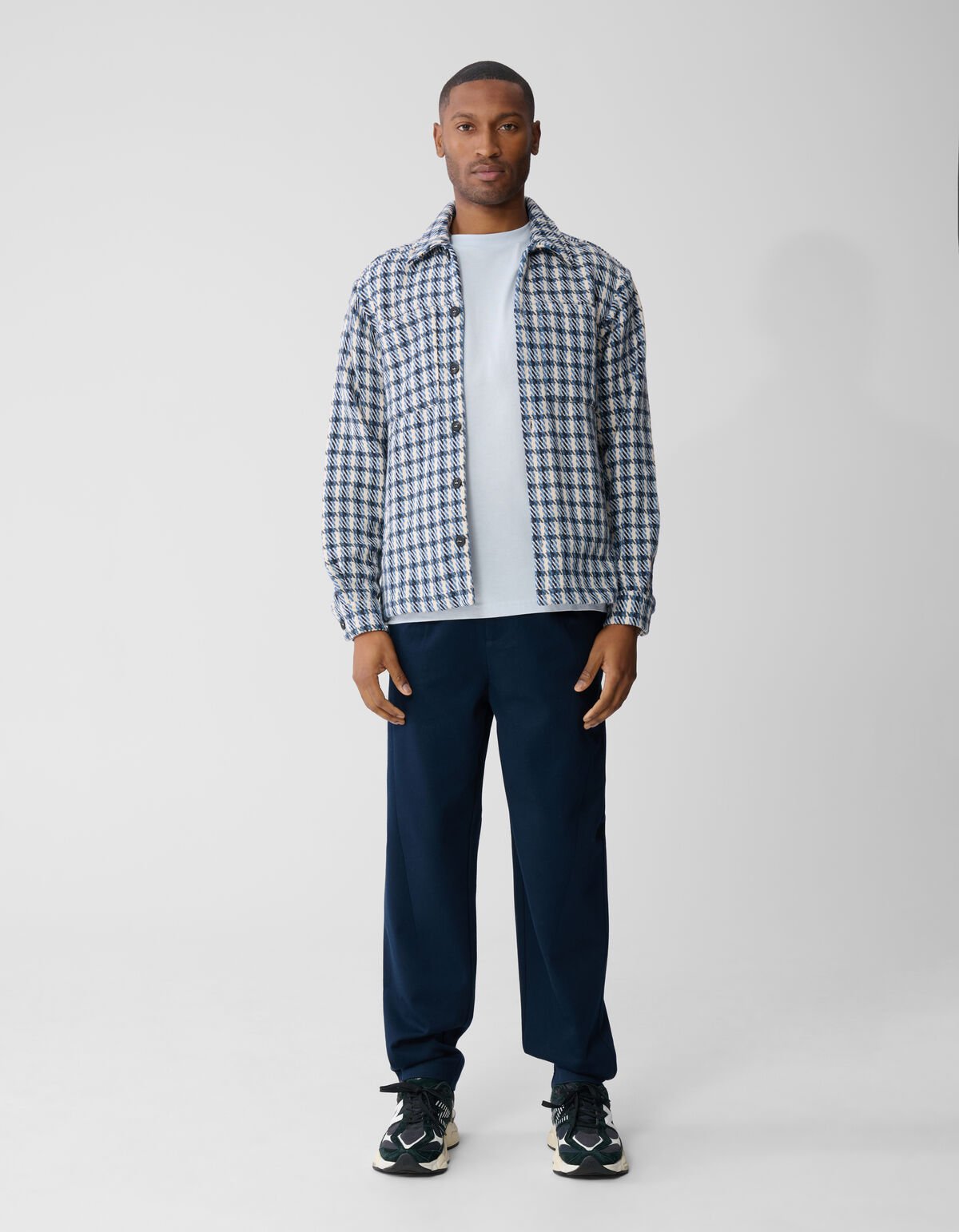 Regular Fit Broek Donkerblauw SHOEBY MEN