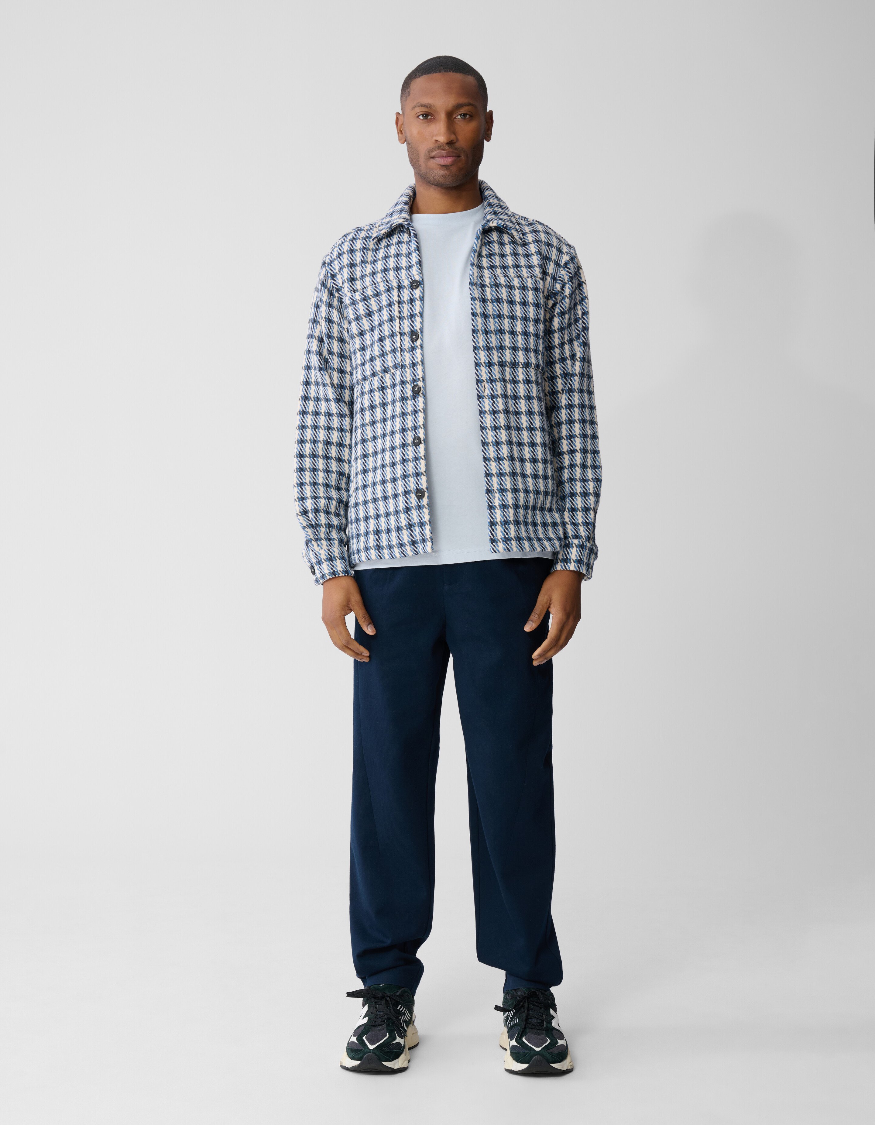 Regular Fit Broek Donkerblauw SHOEBY MEN