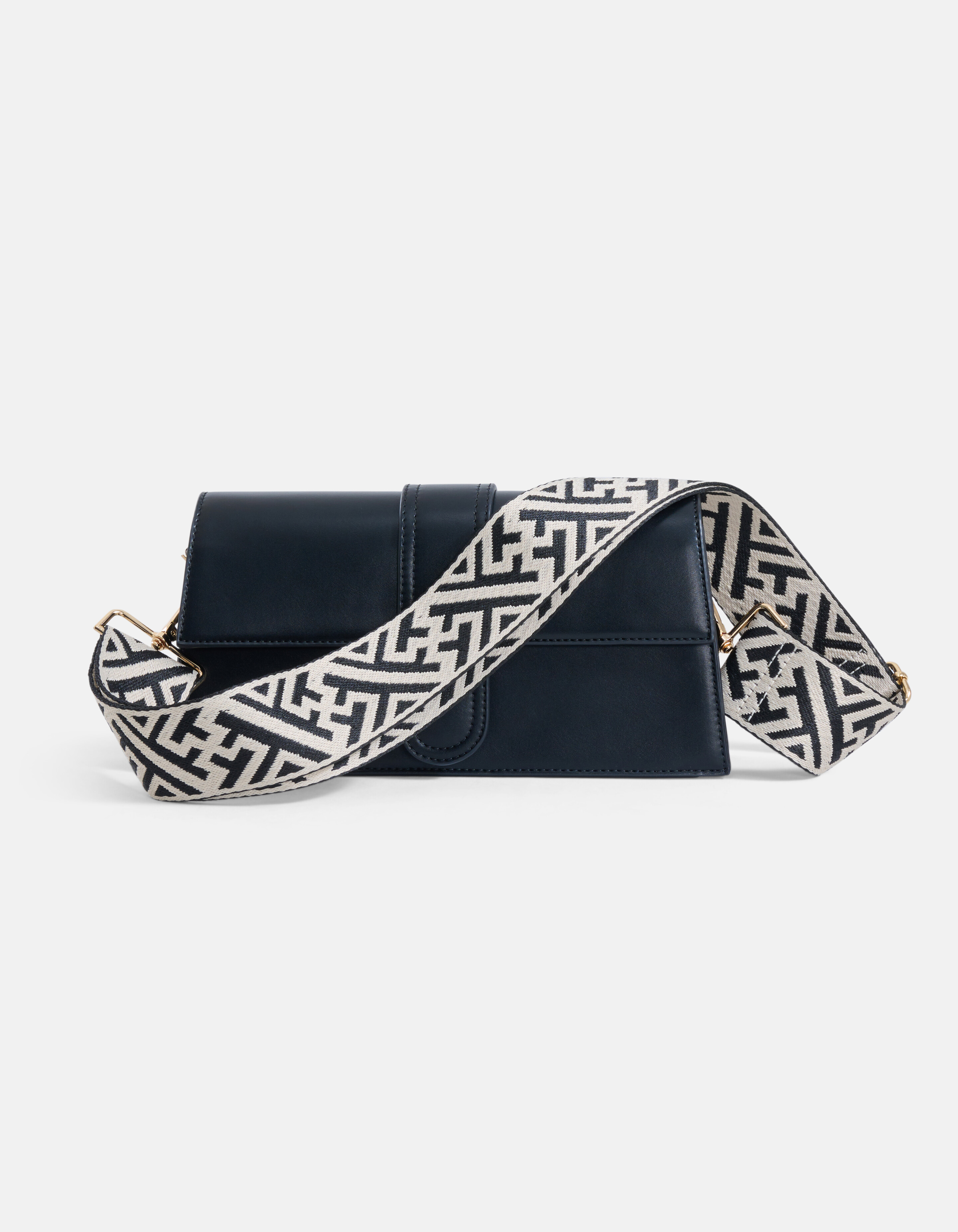 Grafische Tassenriem Zwart SHOEBY ACCESSOIRES