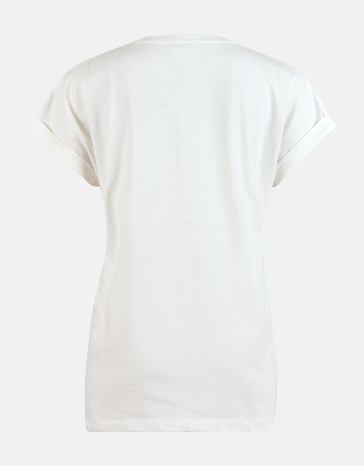 Strass Tekst T-shirt Wit SHOEBY WOMEN