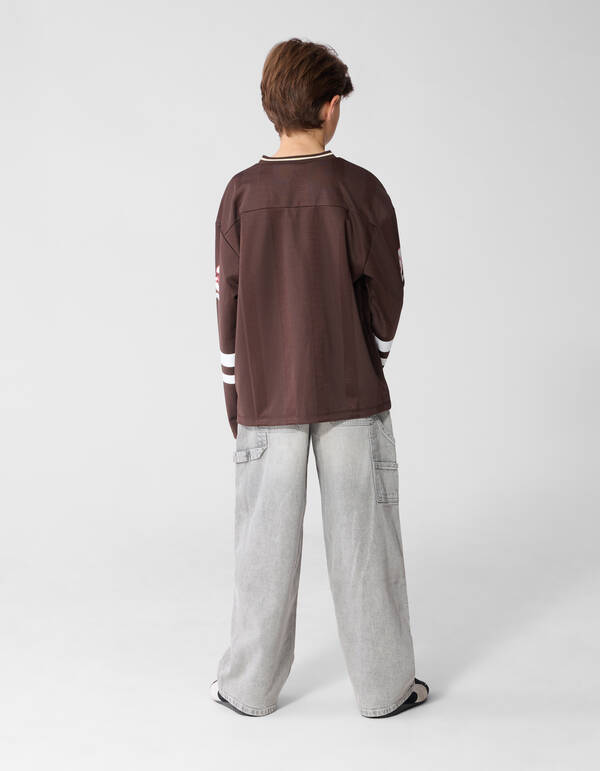 Ultra Baggy Fit Carpenter Jeans Lichtgrijs SHOEBY BOYS