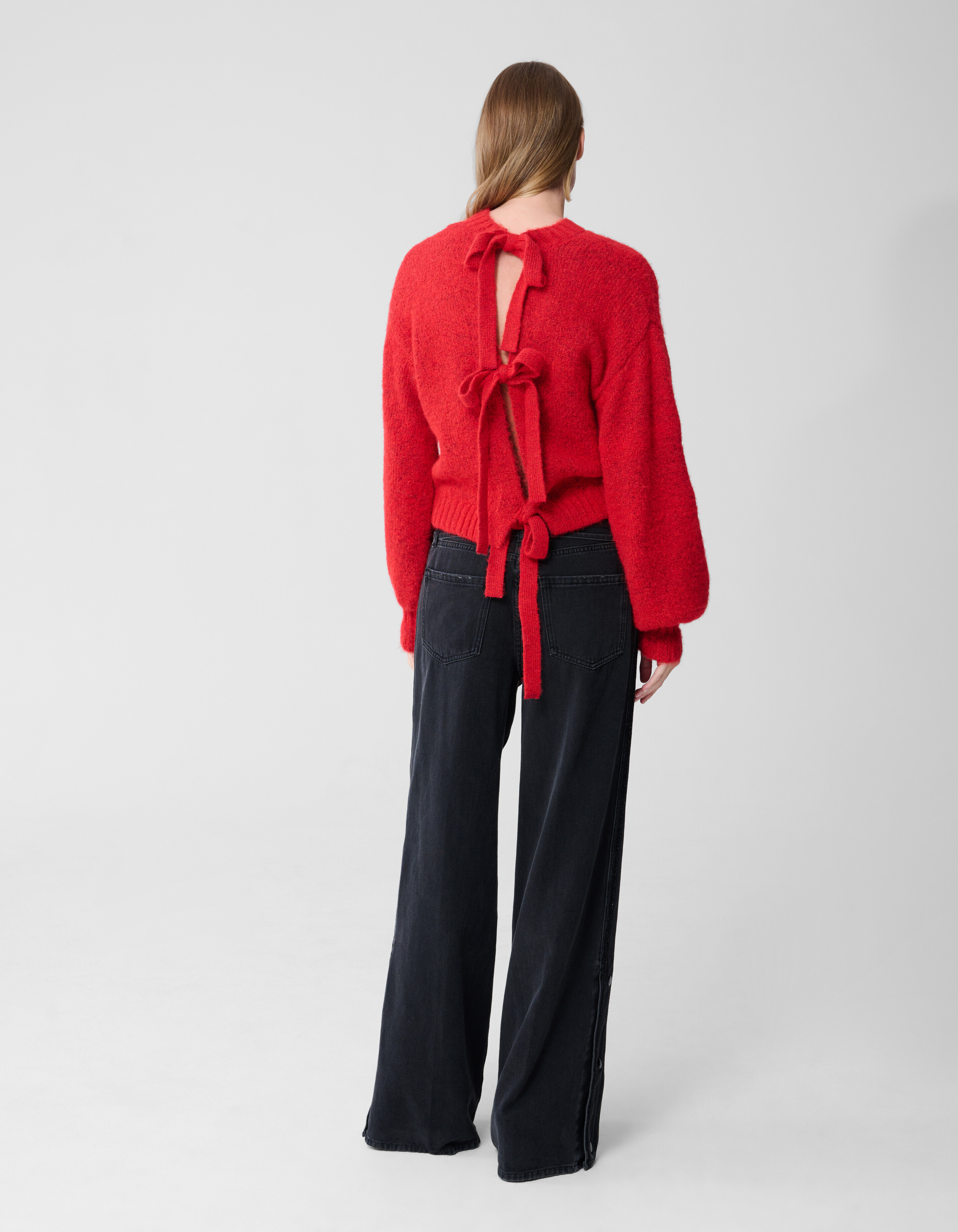 Tape Straight Fit Denim Zwart SHOEBY WOMEN