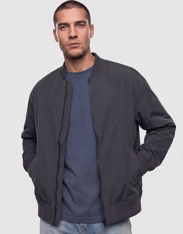 Technische Bomber Jack Donkergrijs SHOEBY MEN