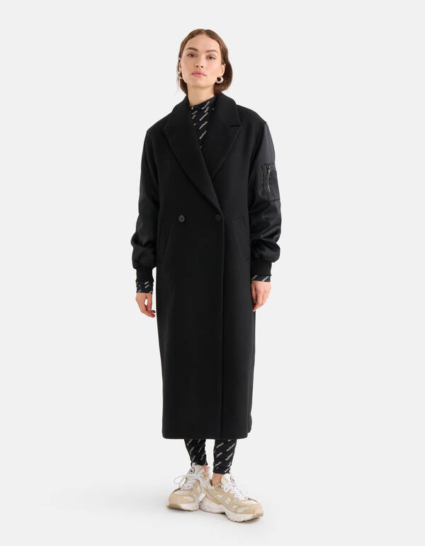 Combi Bomber Jas Zwart SHOEBY WOMEN