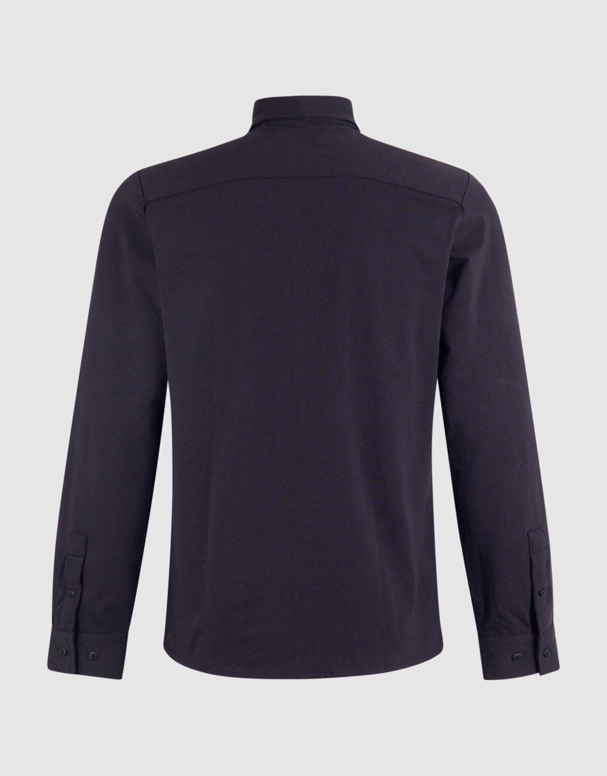 Jersey Overhemd Donkerbruin SHOEBY MEN