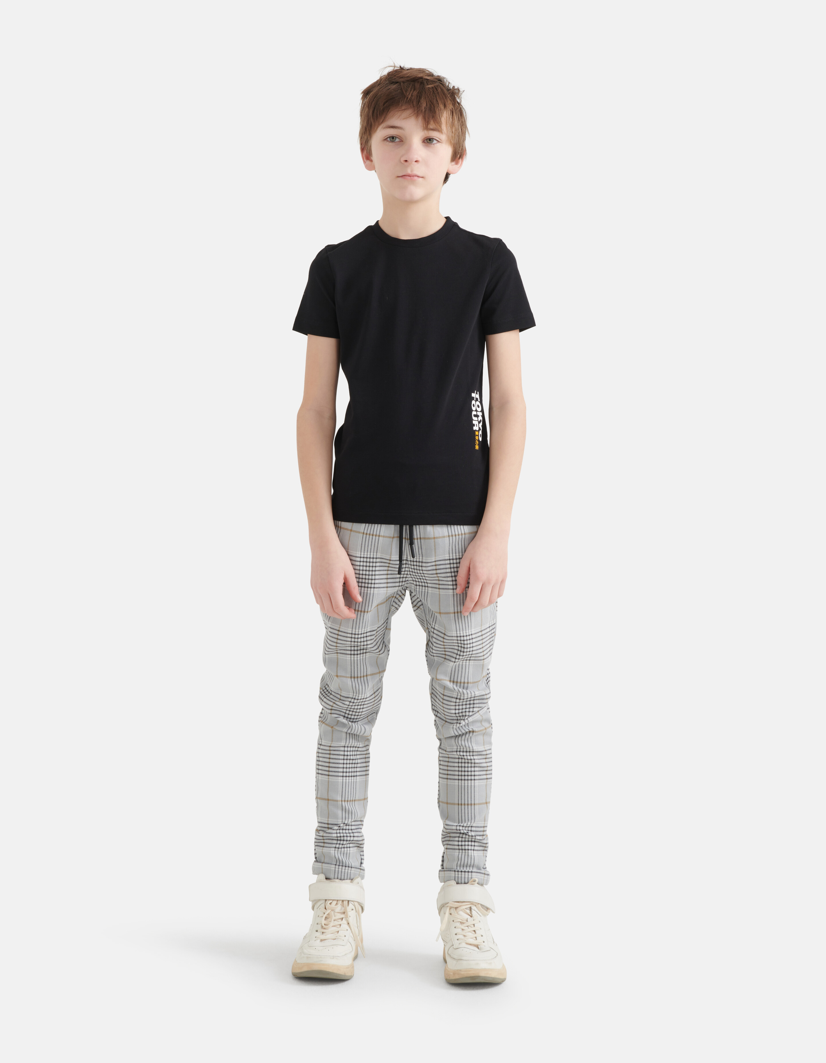Grafisch Artwork T-shirt Zwart SHOEBY BOYS