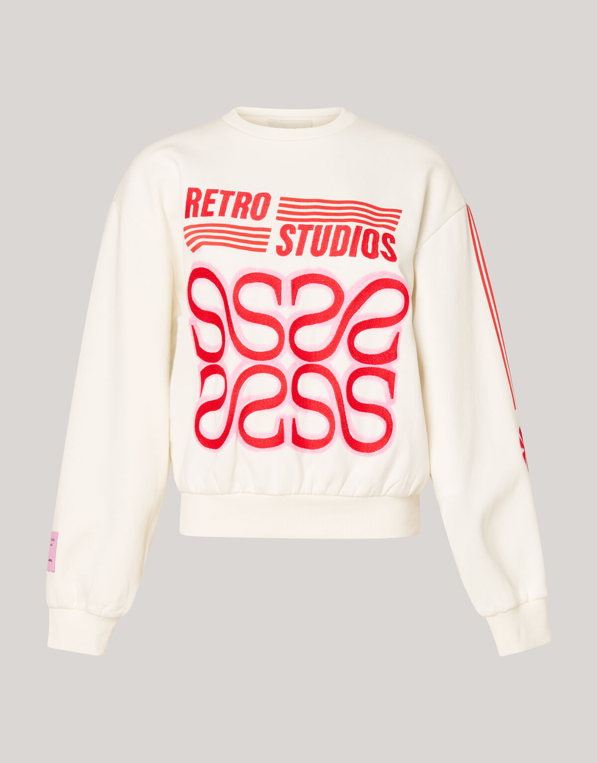 Retro Studio Sweater Gebroken wit SHOEBY WOMEN