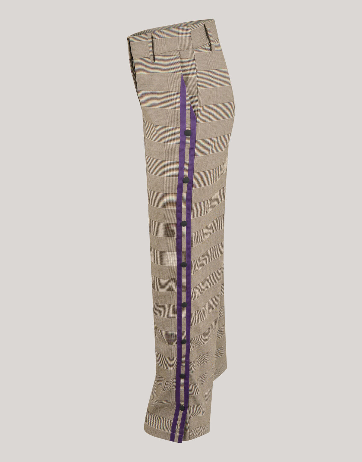 Sporty Ruiten Wide Leg Broek Bruin SHOEBY WOMEN