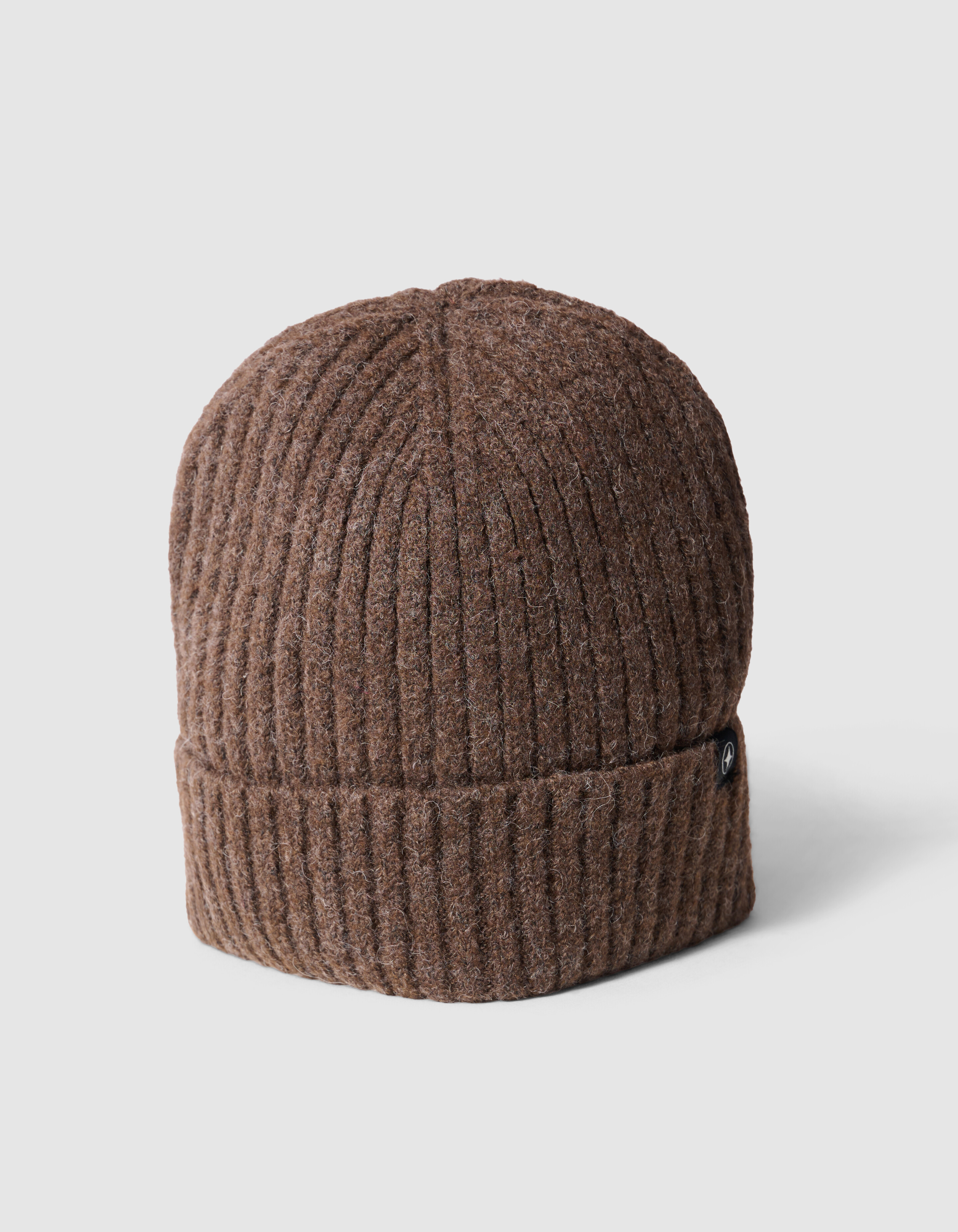 Rib Beanie Donkerbruin SHOEBY ACCESSOIRES