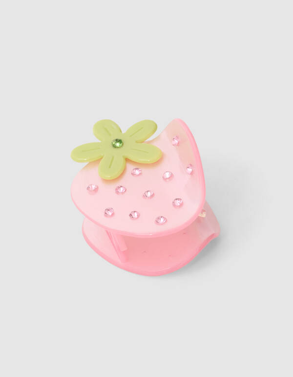 Strawberry Strass Haarclip Lichtroze SHOEBY ACCESSOIRES