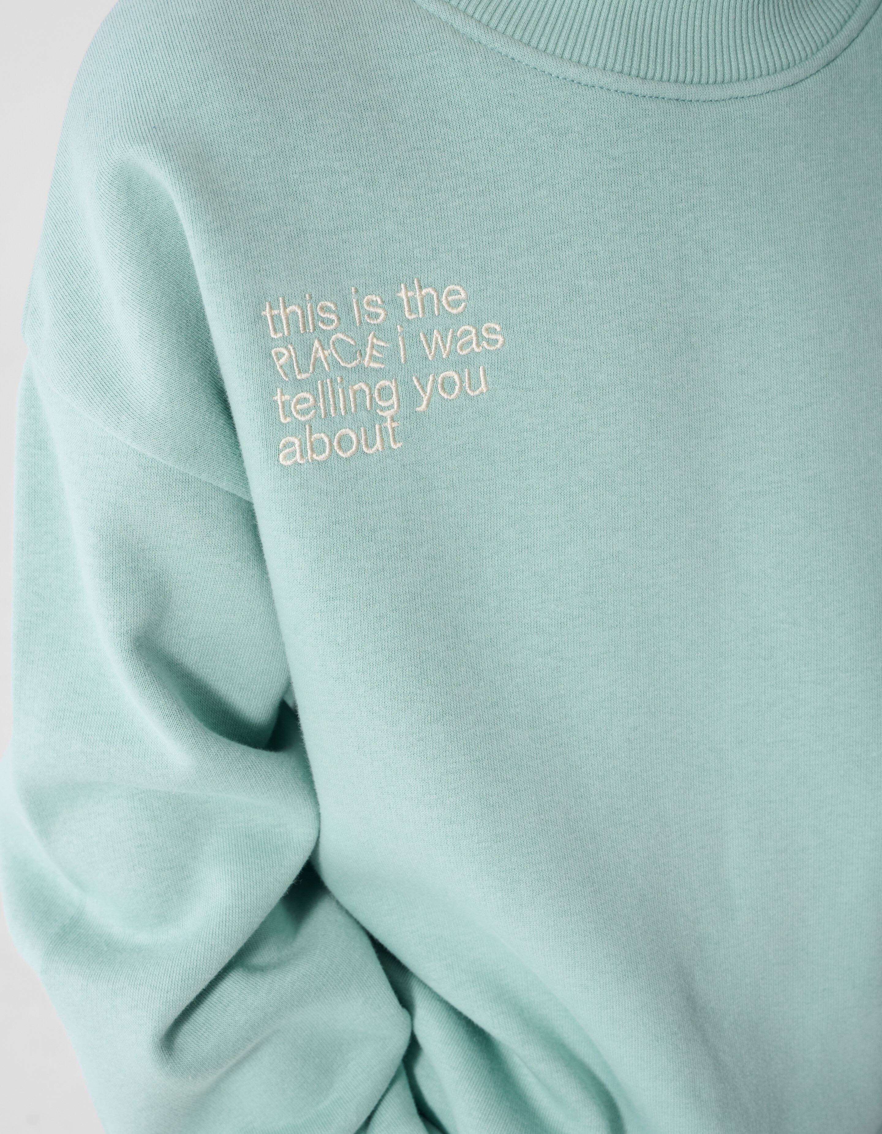 Oversized Artwork Sweater Lichtgroen SHOEBY BOYS