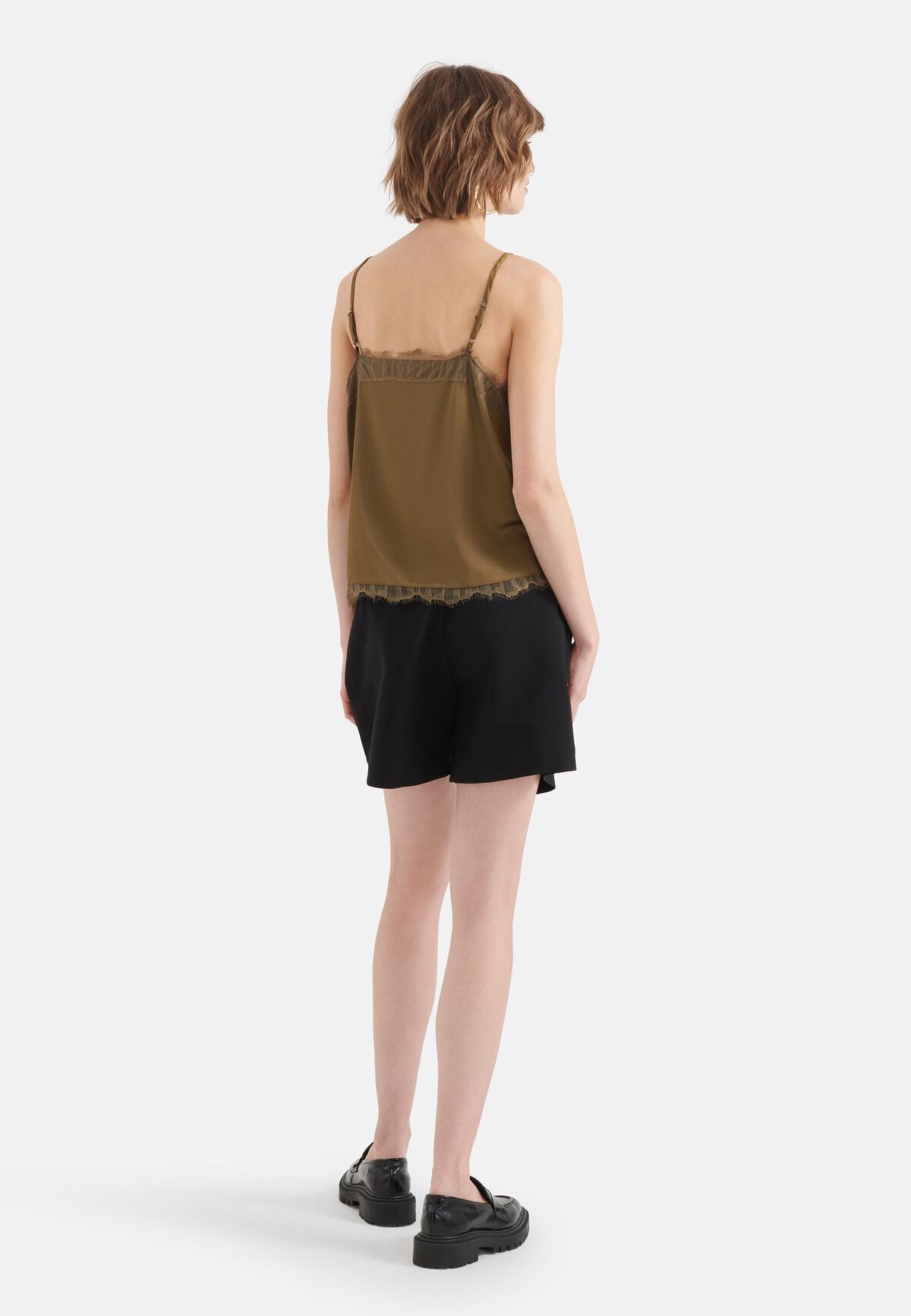 Satin Lace Top SHOEBY WOMEN
