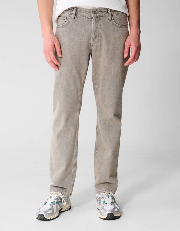 Straight Fit Jeans Zand L32 SHOEBY MEN