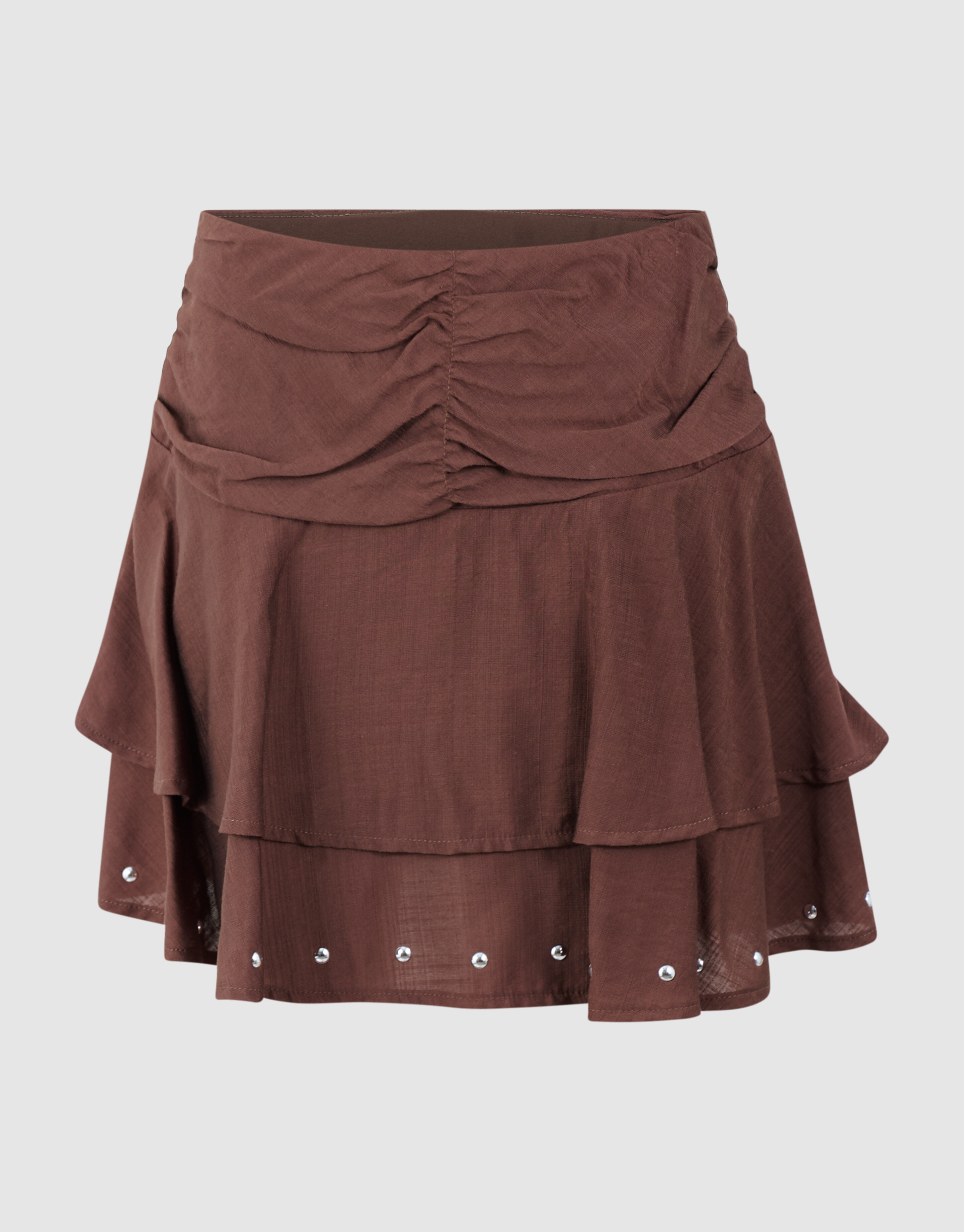 Solid Stud Rok Bruin SHOEBY GIRLS