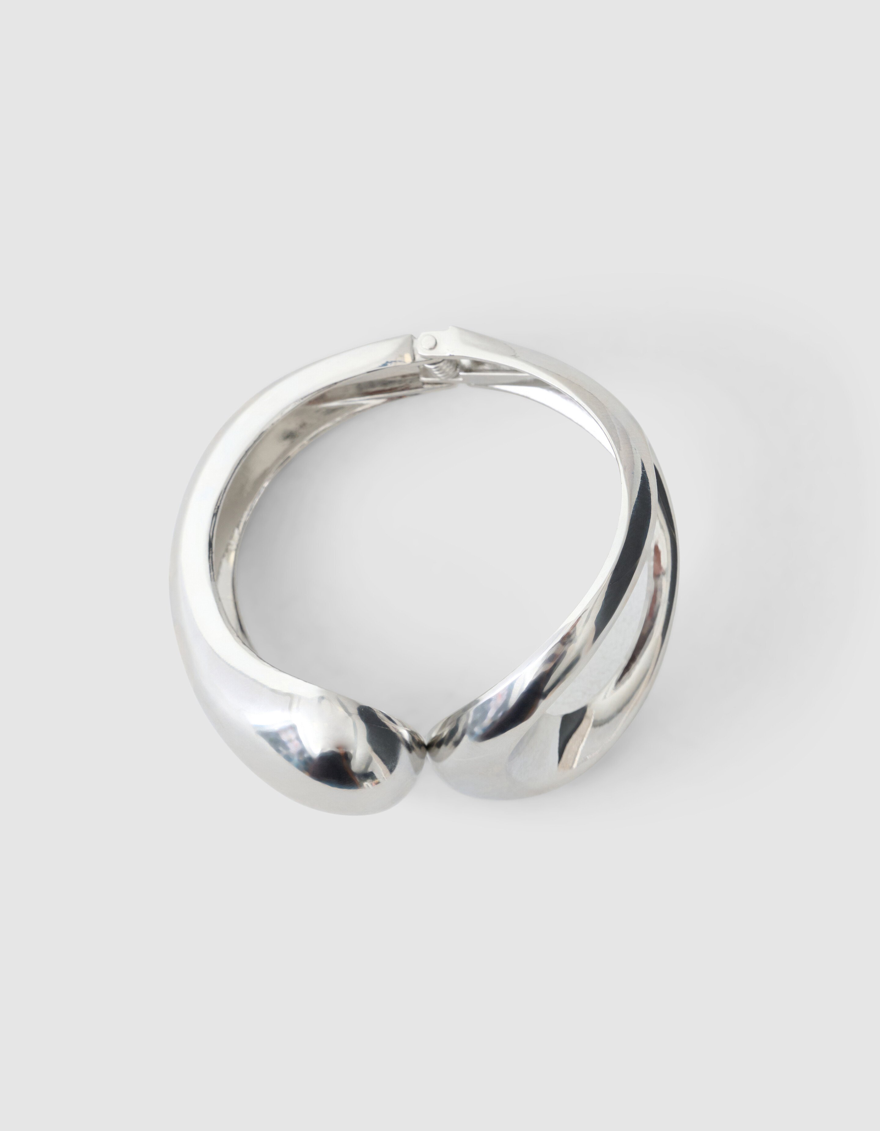 Organic Bangle Armband Zilver SHOEBY ACCESSOIRES