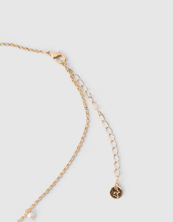 Parel Charm Ketting Goud SHOEBY ACCESSOIRES