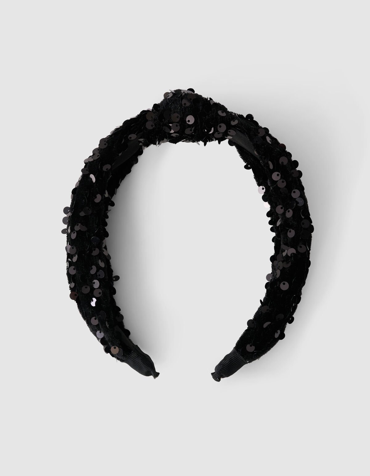 Sequin Haarband Zwart ACCESSOIRES SHOEBY