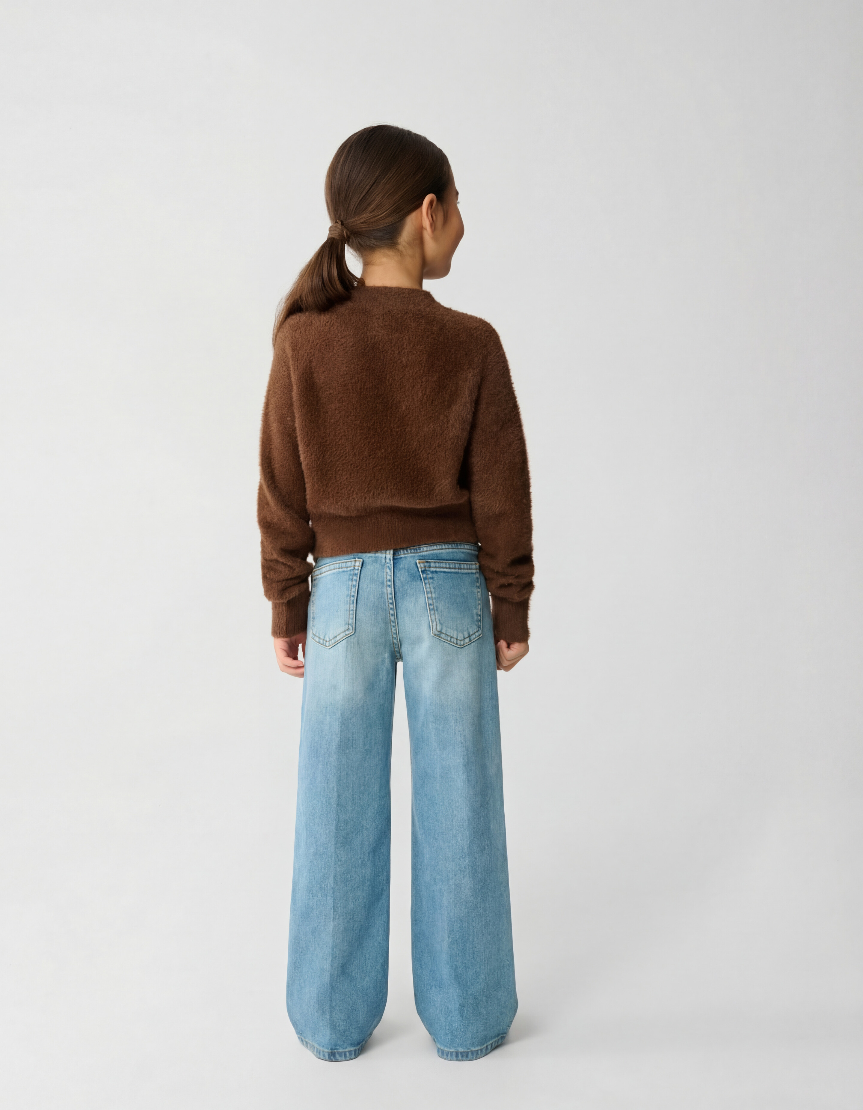 Flared Fit Jeans Blauw SHOEBY GIRLS