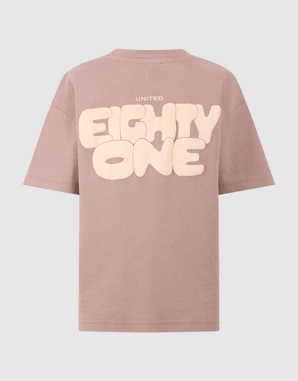 Spark Washed T-shirt Taupe SHOEBY BOYS