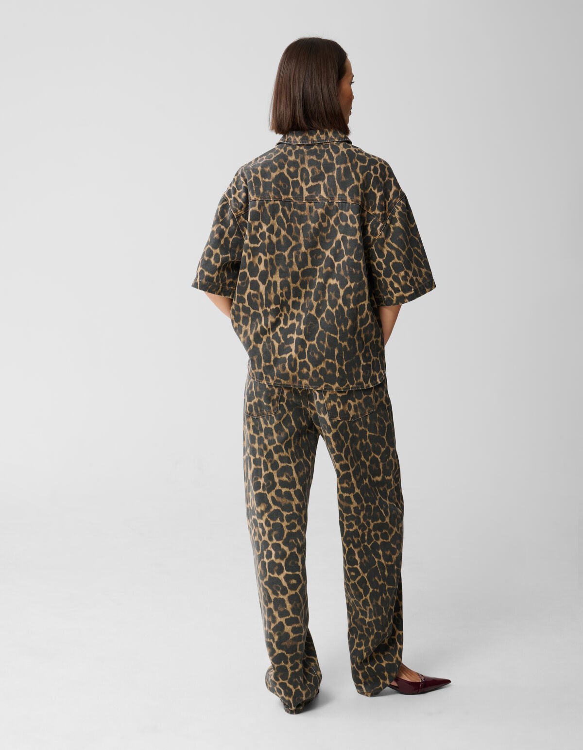 Jaguar Denim Blouse Bruin SHOEBY WOMEN