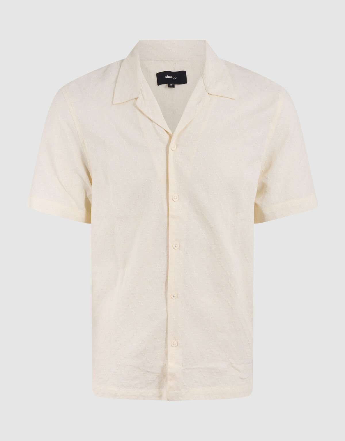 Jacquard Shirt Gebroken Wit SHOEBY MEN