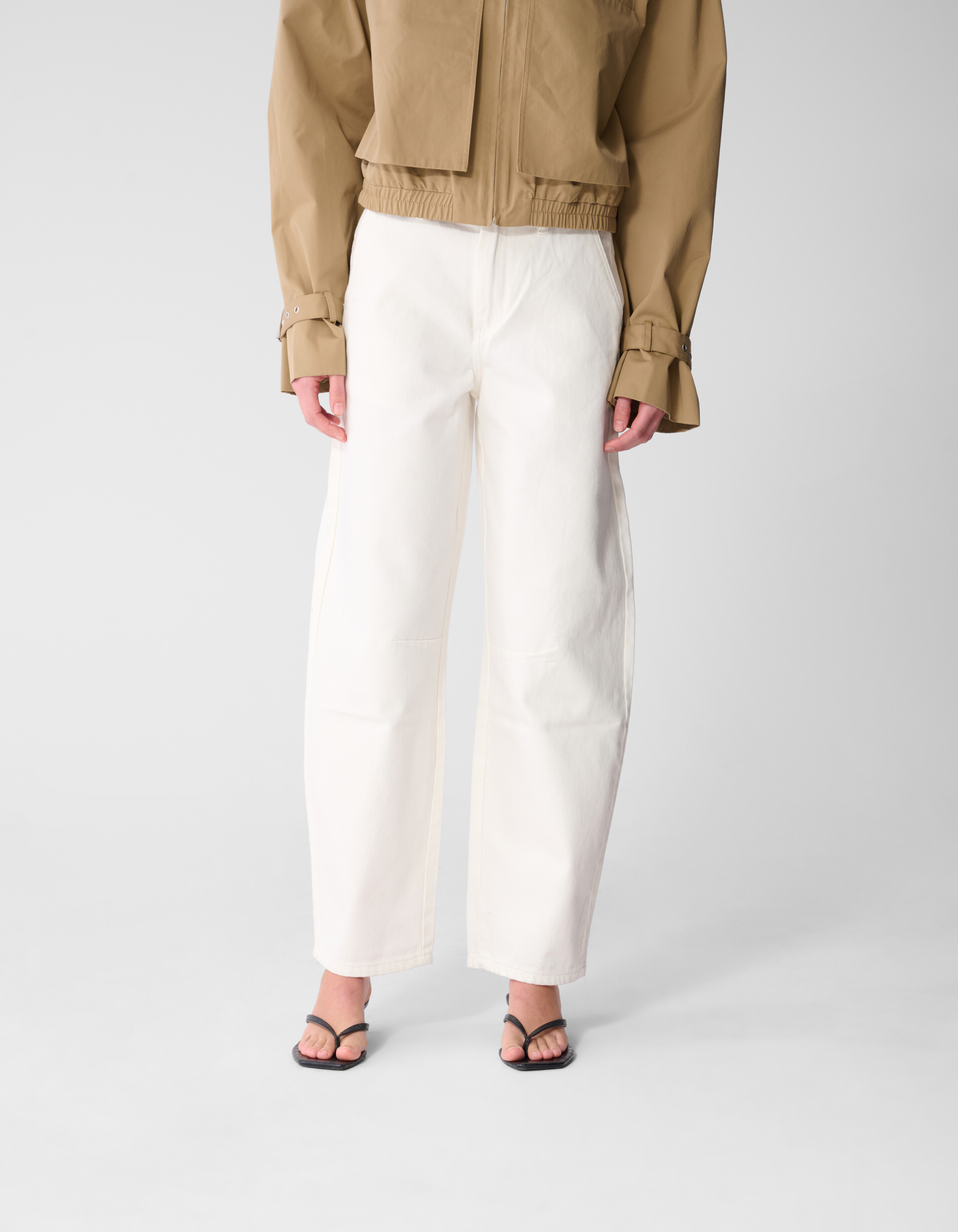 Barrel Fit Jeans Wit SHOEBY WOMEN