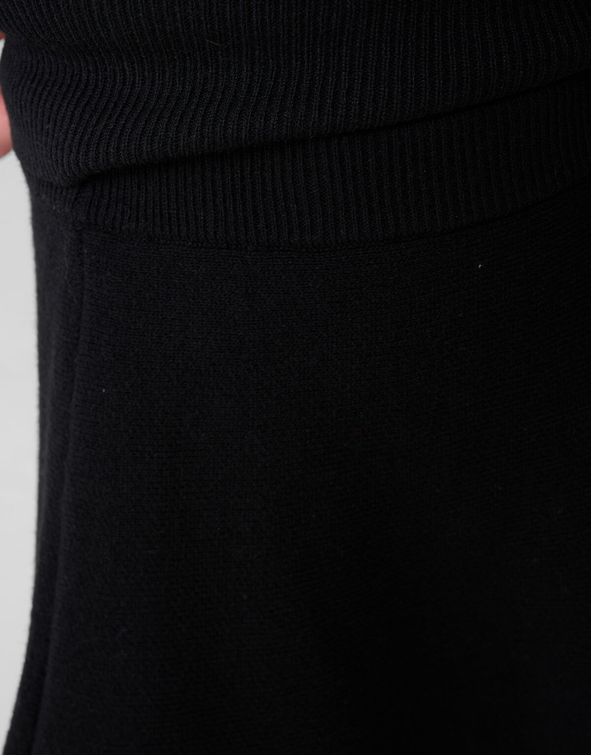Knit Mini Rok Zwart SHOEBY GIRLS