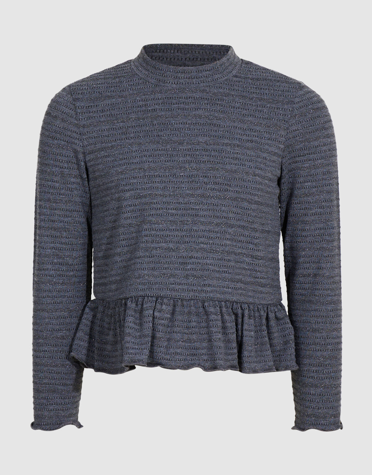 Volant Top Grijs SHOEBY GIRLS
