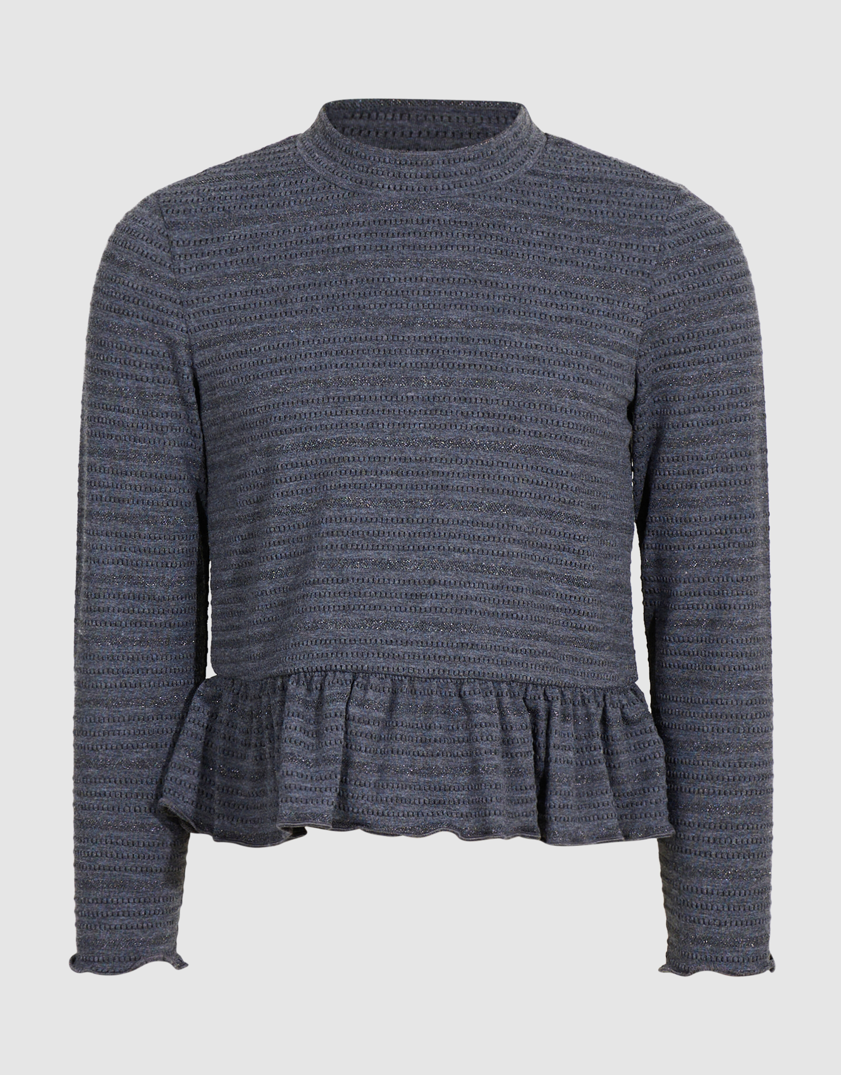 Volant Top Grijs SHOEBY GIRLS