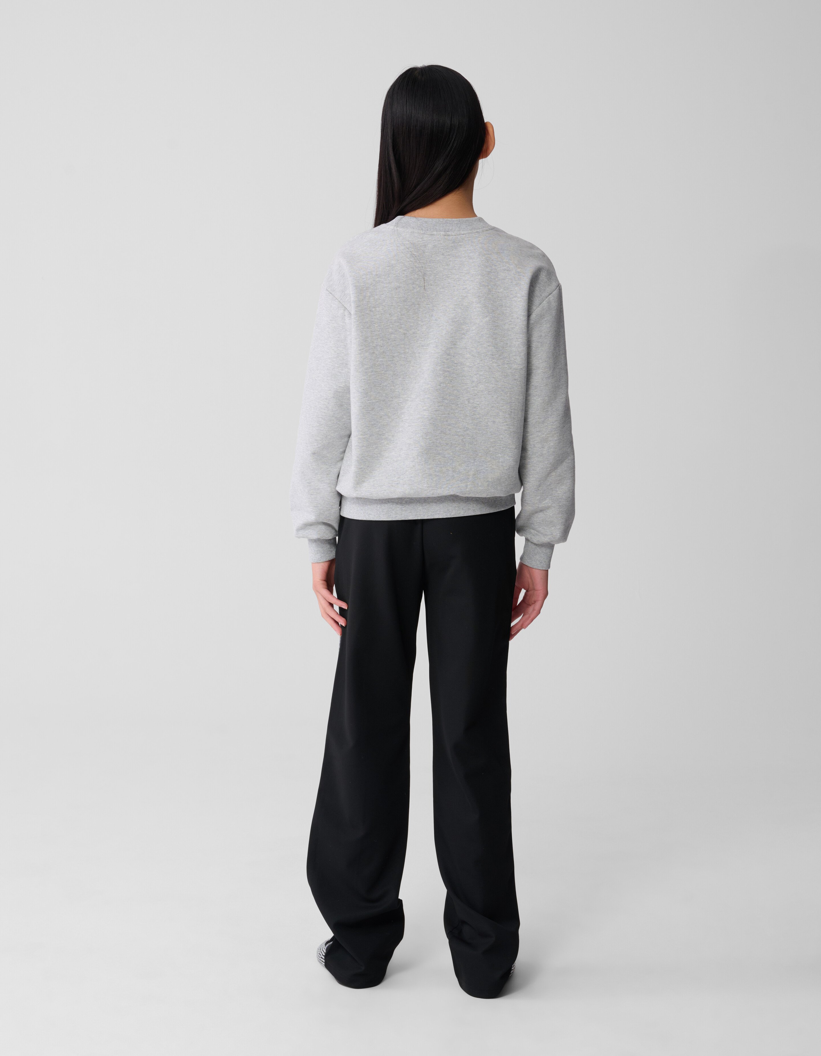 Embellished Sweater Grijs SHOEBY GIRLS