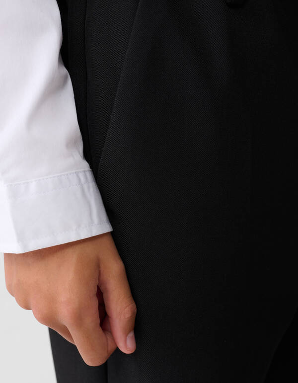 Basis Straight Fit Broek Zwart SHOEBY BOYS