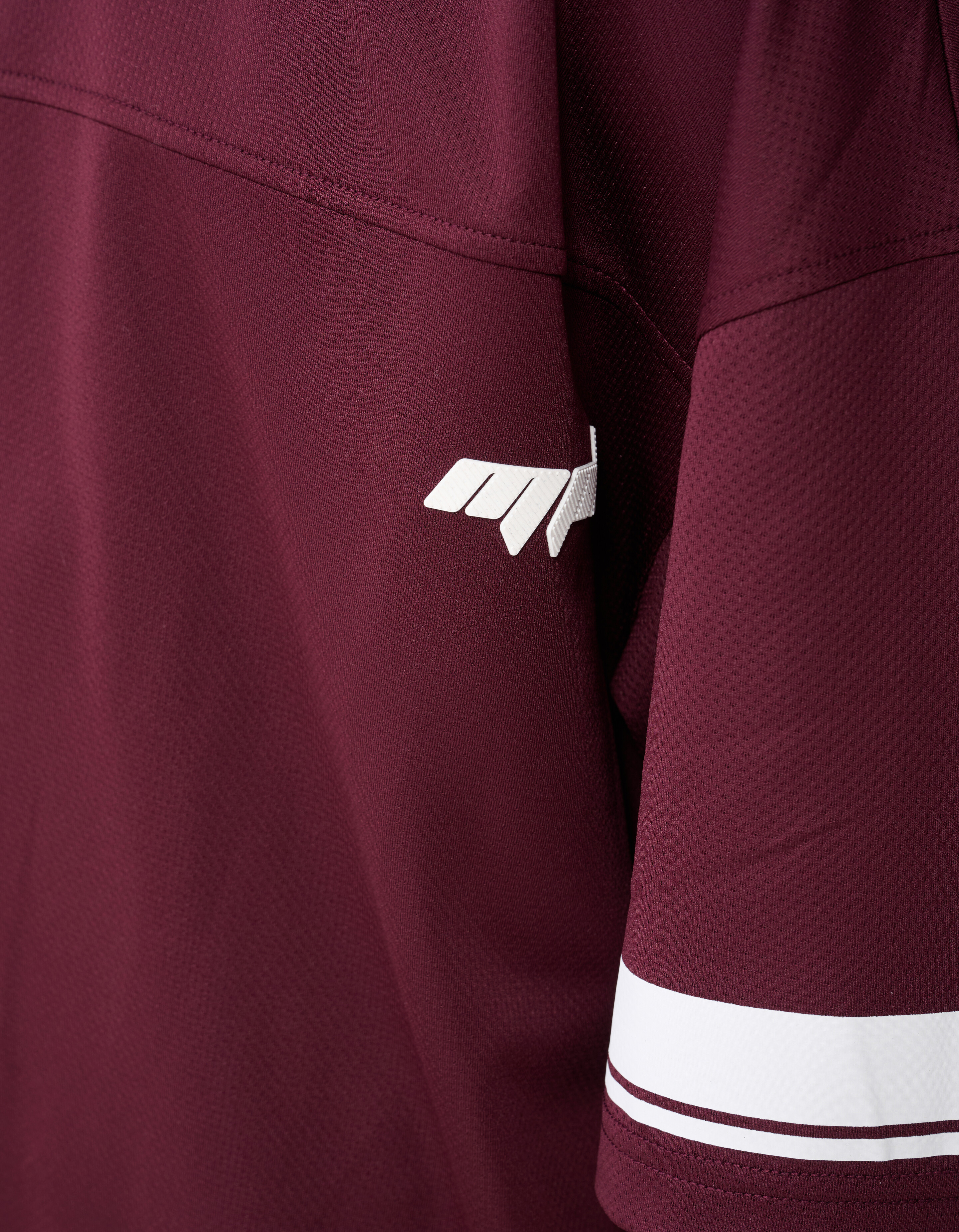 Oversized Sporty T-shirt Donkerrood SHOEBY BOYS