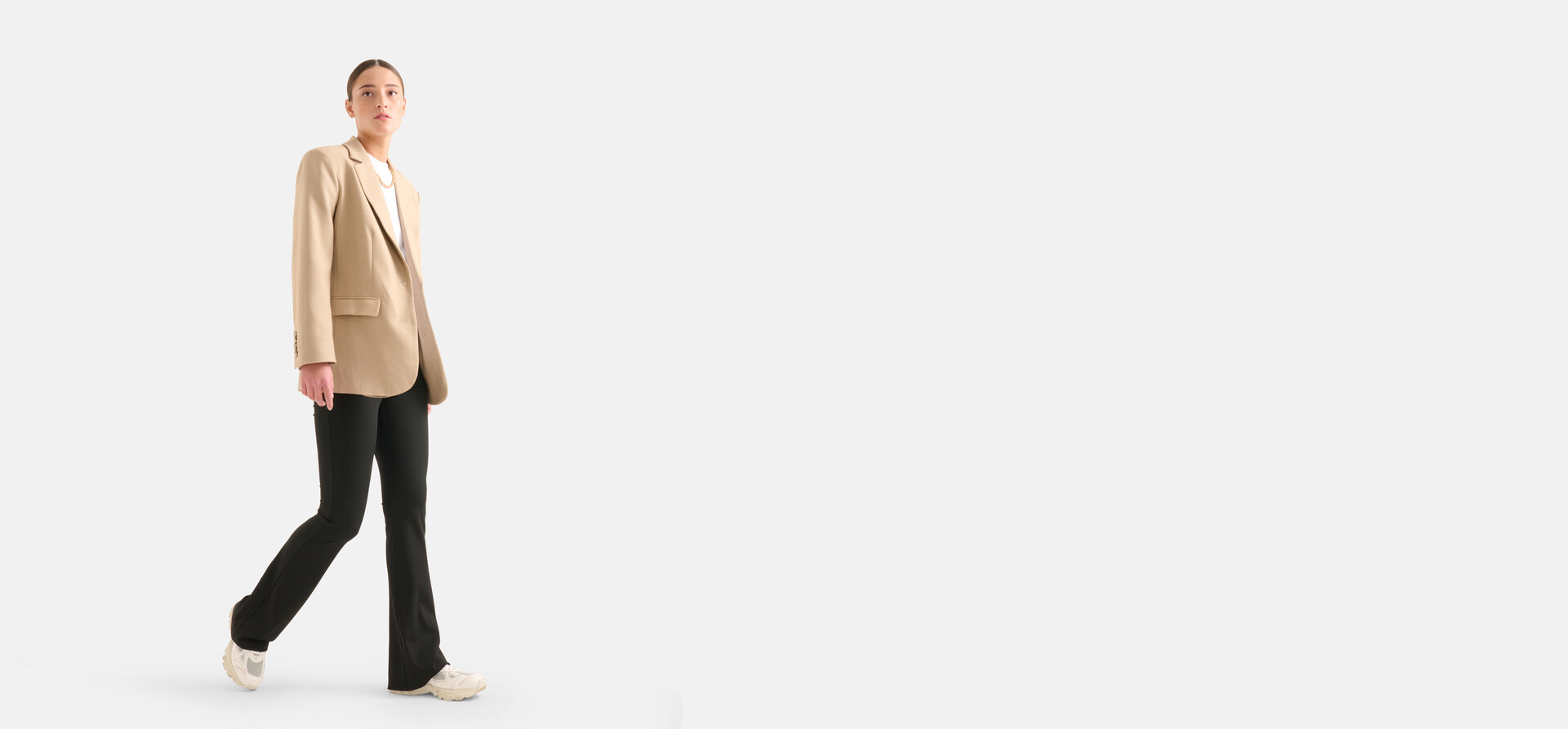 Rib Flared Legging Eksept