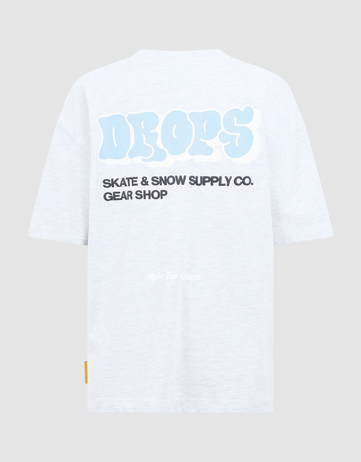Drops Artwork T-shirt Lichtgrijs SHOEBY BOYS