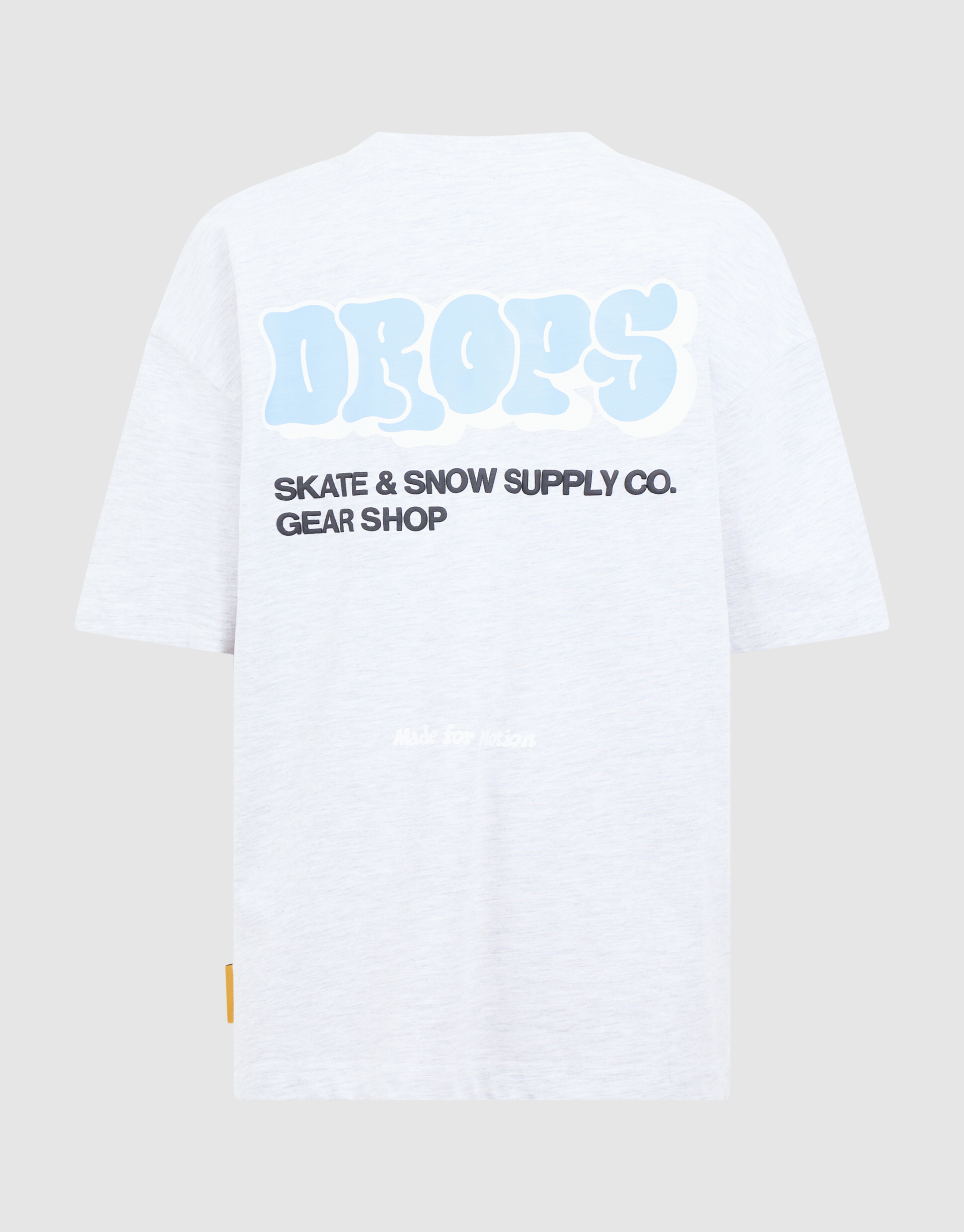 Drops Artwork T-shirt Lichtgrijs SHOEBY BOYS