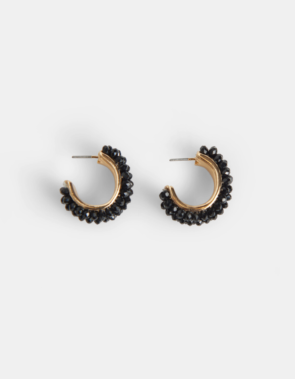 Black Beaded Oorbellen ACCESSOIRES SHOEBY