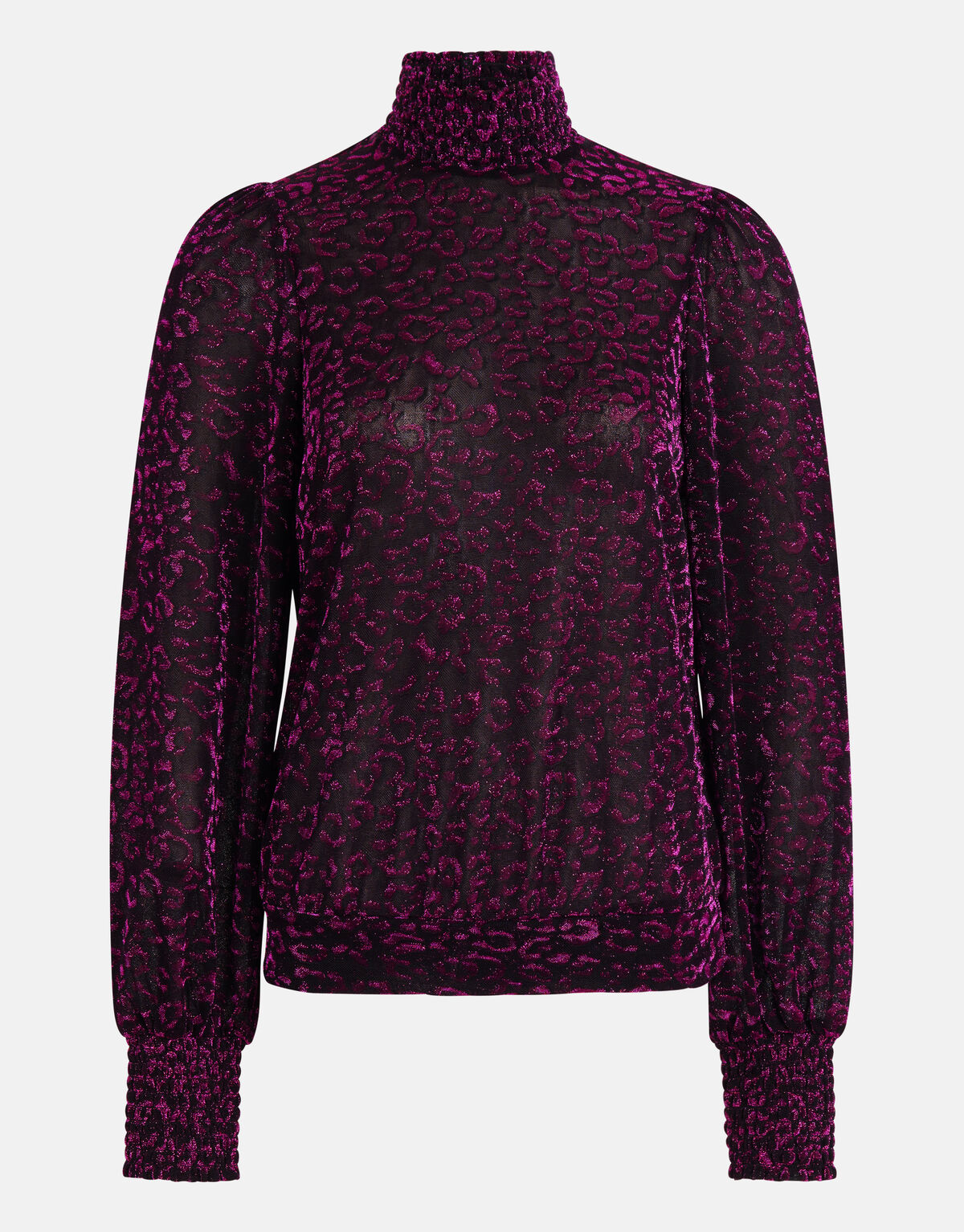 Lurex Longsleeve Top Paars SHOEBY WOMEN