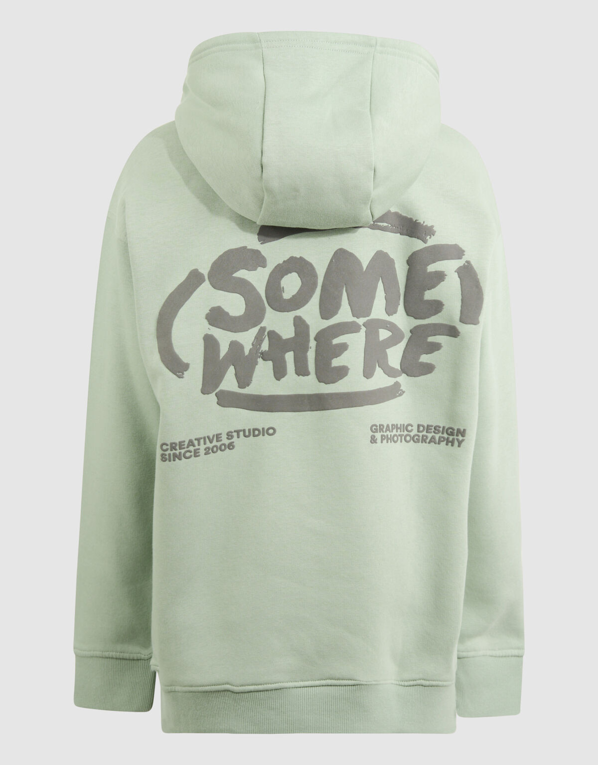 Somewhere Artwork Hoodie Lichtgroen SHOEBY BOYS